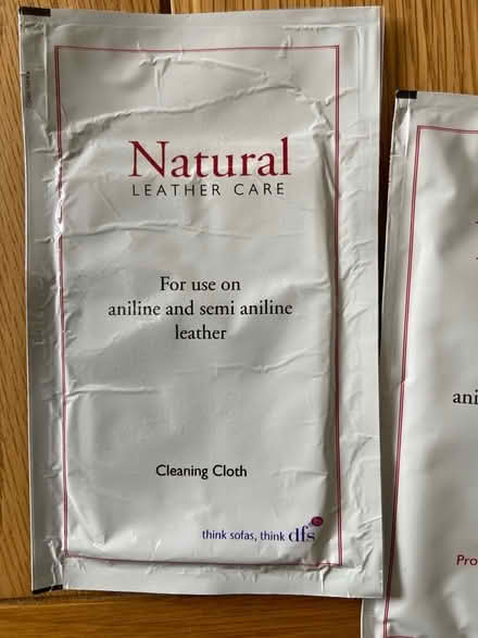 Photo of free Aniline leather cleaning sachets DFS (Stoke Hammond MK17) #3