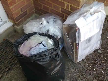 Photo of free 3x sacks packing materials incl. bubble wrap etc. (Top Amersham HP6) #1