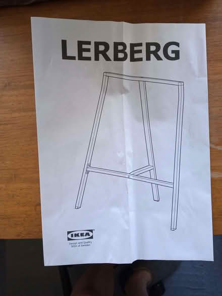 Photo of free IKEA Lerberg table legs (Bowerham LA1) #2