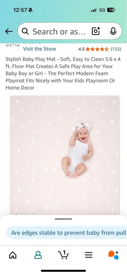 Photo of free Foam play mat (Woodside Plaza) #1