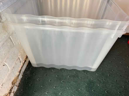 Photo of free Two large boxes with lids (Newport Pagnell MK16) #1