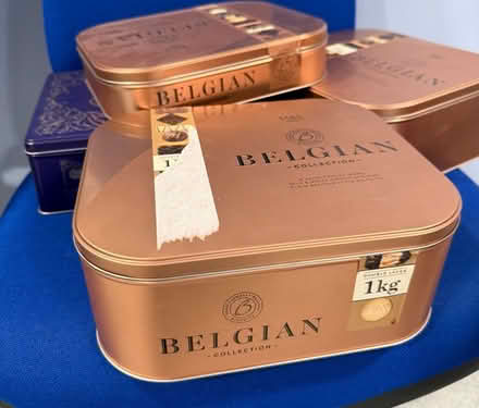 Photo of free Selection of empty biscuit tins (Woodley RG6) #1