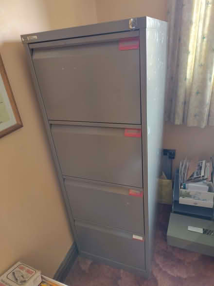 Photo of free four door filing cabinet (Long Marton CA16) #1