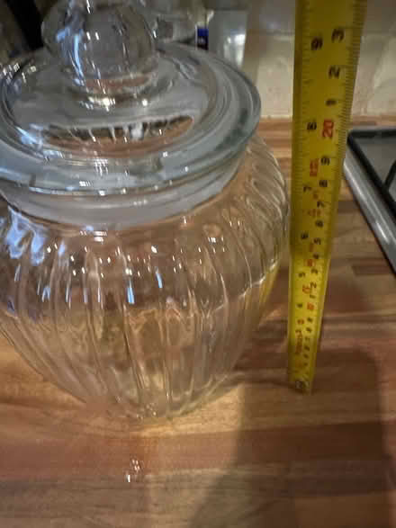Photo of free Large glass jar vgc (CO4 9 Colchester) #2