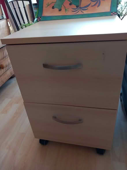Photo of free Filing Cabinet with hanging files (Moorlands LA1) #1