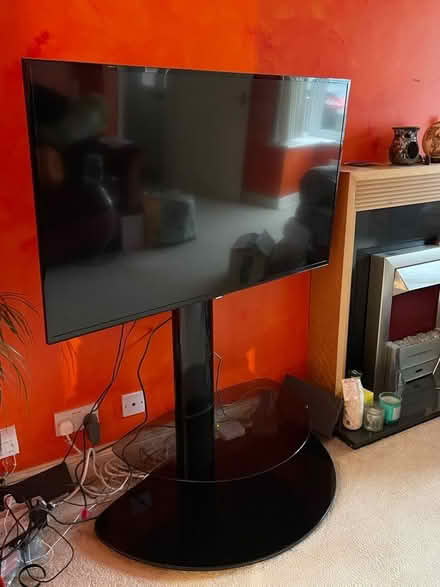 Photo of free TV stand with glass shelves (Heysham LA3) #1