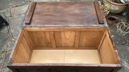 Photo of free Oak ottoman (West Wickham BR4) #2