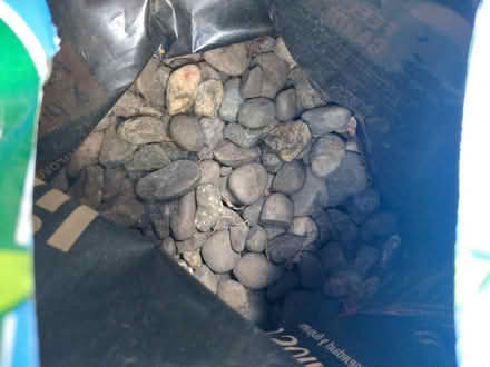 Photo of free 4 half full bags of pebbles (Church crookham) #1