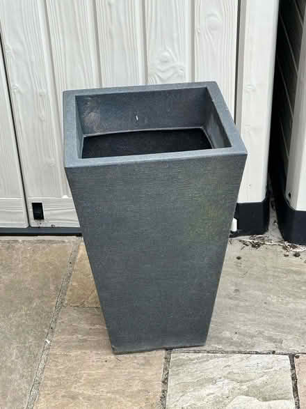 Photo of free Black plastic planter (Poplars SG2) #1