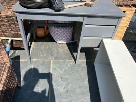 Photo of free Desk and shelf (Sidcup) #3