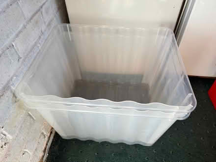 Photo of free Two large boxes with lids (Newport Pagnell MK16) #3