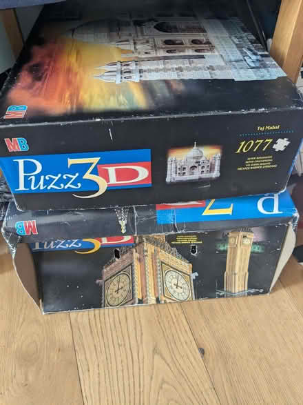 Photo of free 3D puzzles - Taj Mahal and Big Ben (Cookham SL6) #1