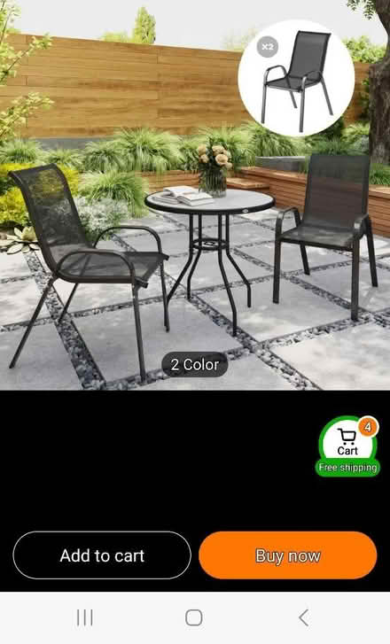 Photo of Small bistro style patio set (Aylmer) #1