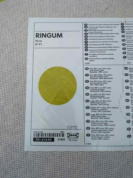 Photo of free Two circular rugs - Ikea Ringum (Amersham HP6) #3
