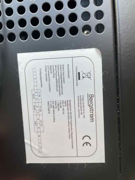 Photo of free Extractor fan (RG9 Henley) #3