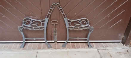 Photo of free Set of 2 Cast Iron Bench End Fittings (Clayton Green PR6) #2