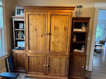 Photo of free Armoire/TV Console/Bookshelves (San Anselmo) #2