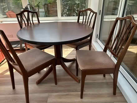 Photo of free Extending dining table & chairs (Shenley WD7) #2