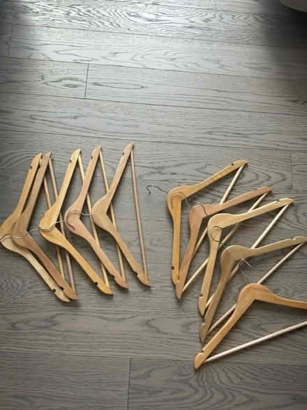 Photo of free Wooden hangers (lower east side) #1