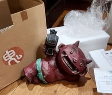 Photo of free Japanese Oni figure (Cambridge, near Western Ave) #1