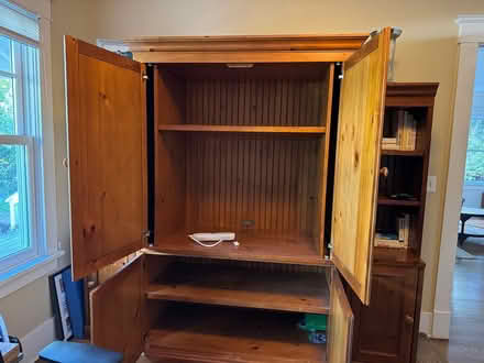 Photo of free Armoire/TV Console/Bookshelves (San Anselmo) #1