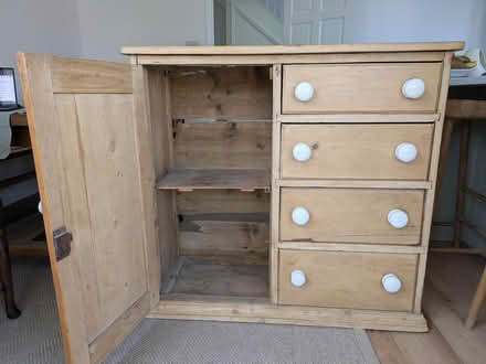 Photo of free Vintage pine sideboard (walberton) #2