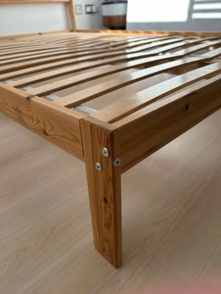 Photo of free Pine double bed - dismounted (SE8 5ET) #4