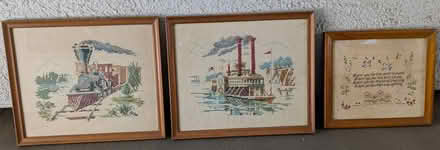 Photo of free 1950's framed needlework (NE Portland (Laurelhurst)) #1