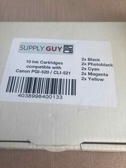 Photo of free ink cartridges for Canon printer. (Harrogate HG1) #1