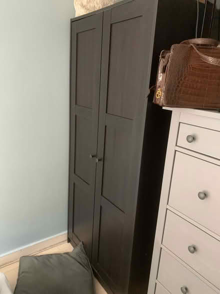 Photo of free IKEA Black Wardrobe (Wandsworth) #1