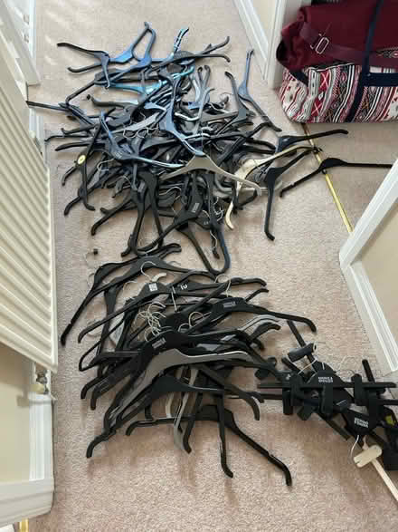 Photo of free Plastic hangers (Pencaitland) #1