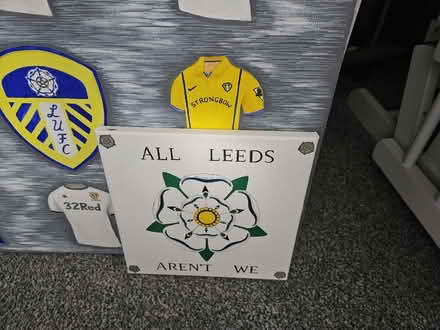 Photo of free Leeds United Acrylic Canvas Art (Heckmondwike) #2
