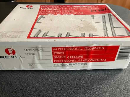 Photo of free Rexel binding strips (Ashchurch GL20) #3