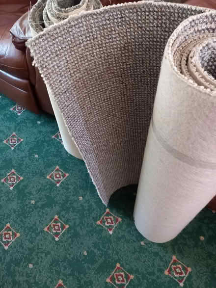 Photo of free 2 rolls of excess carpet cut offs (Wrenbury nr Nantwich) #2
