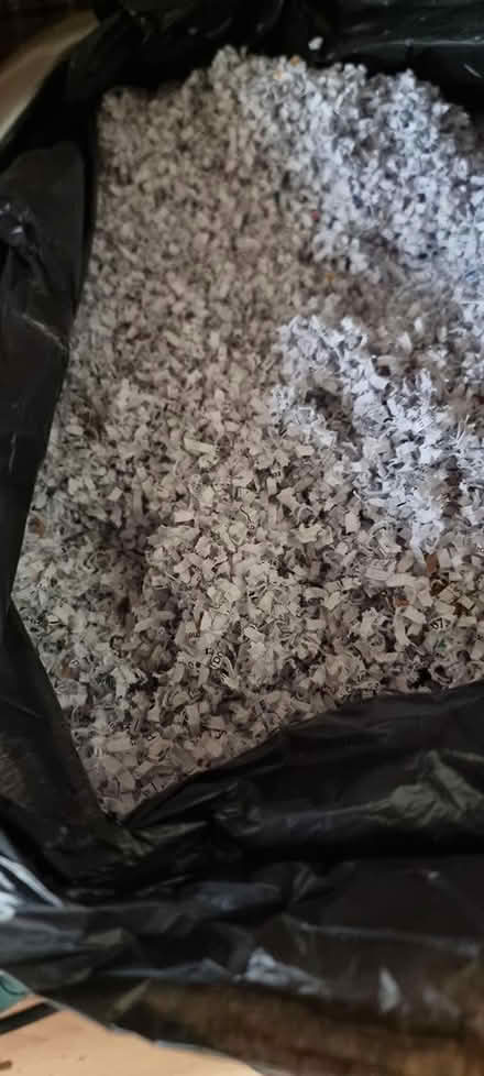 Photo of free Shredded paper animal bedding etc (Ilford) #1