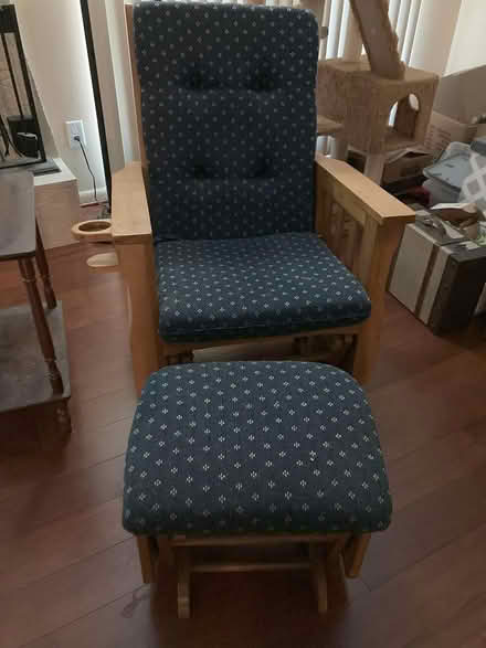 Photo of free Glider Chair and Ottoman (Town and Country) #1