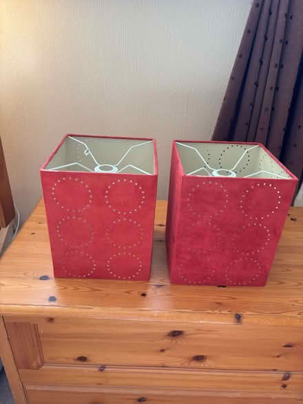Photo of free Lamp shades x 2 (Biggleswade SG18) #1