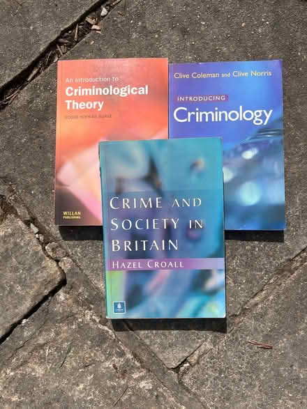 Photo of free University criminology texts (Darley Bridge DE4) #1