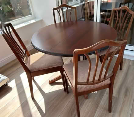 Photo of free Extending dining table & chairs (Shenley WD7) #1