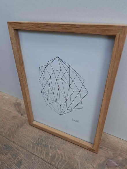 Photo of free Small framed picture of geometric patterns (Alexandra Park N11) #1