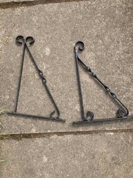Photo of free Two hanging basket brackets (Kenilworth) #1