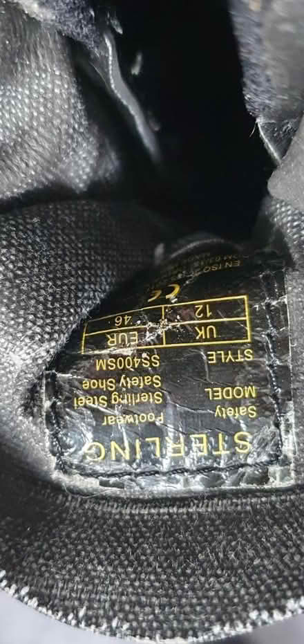 Photo of free Work boots size 12 uk (Kings Langley) #2