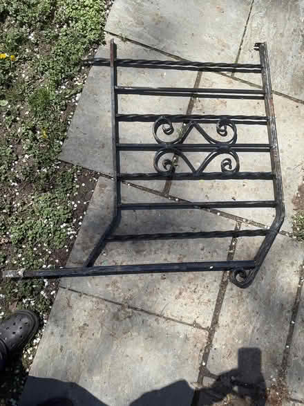 Photo of free iron rail for door landing (chevy chase, DC) #1