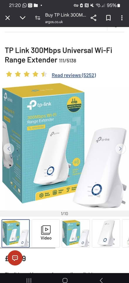 Photo of free TP Link WiFi range extender (Scotstounhill G14) #3