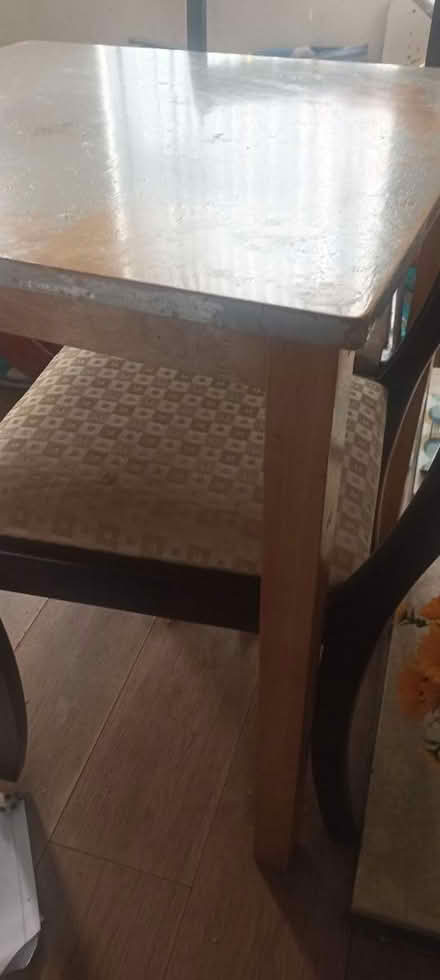 Photo of free Small dining and 4 chairs (Leeds LS11) #2