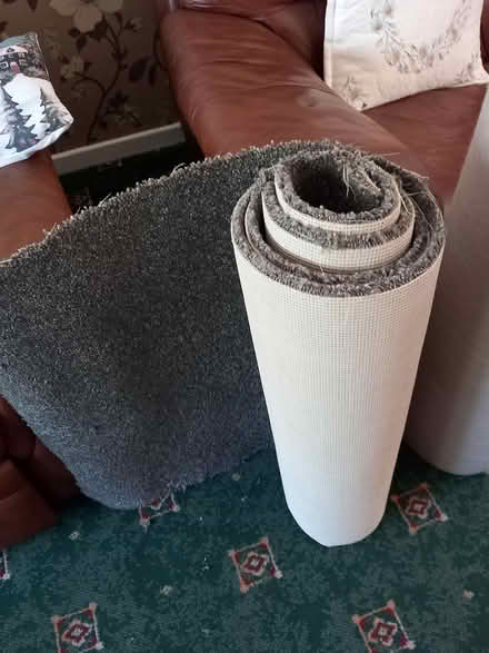 Photo of free 2 rolls of excess carpet cut offs (Wrenbury nr Nantwich) #1