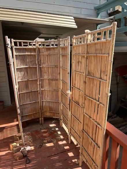 Photo of free 2 3-panel bamboo screens (Midtown Sacramento) #1