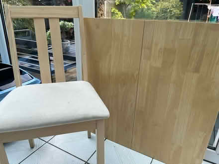 Photo of free Extendable dining table & 4 chairs (N20 9AB) #4