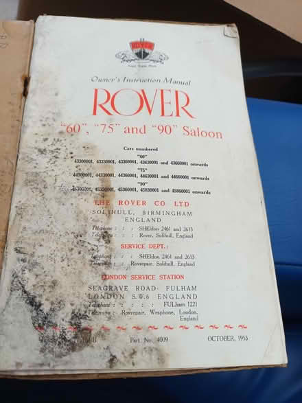 Photo of free old car manuals (Melksham) #3