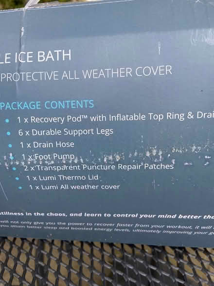 Photo of free Lumi Recovery Pod Ice Bath (Dunlaoghaire / Glenageary) #3